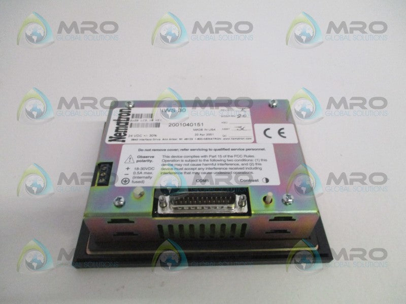 NEMATRON IWS-30 OPERATOR INTERFACE DISPLAY PANEL *NEW NO BOX*