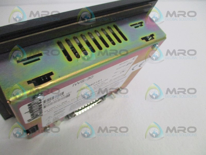 NEMATRON IWS-30 OPERATOR INTERFACE DISPLAY PANEL *NEW NO BOX*