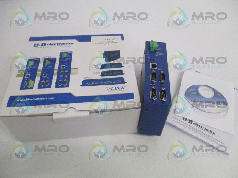B&B ELECTRONICS BB-ESR904 VLINX ETHERNET SERIAL SERVER  NSMP