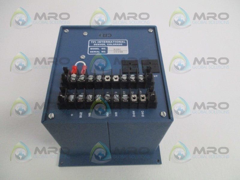 TFI INTERNATIONAL 928C TEMPERATURE CONTROLLER *USED*