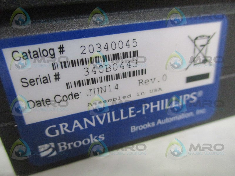 GRANVILLE-PHILLIPS 20340045 VACUUM GAUGE CONTROLLER *NEW NO BOX*
