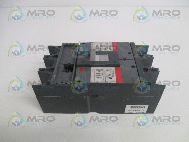 GENERAL ELECTRIC SPECTRA RMS SGLA36AT0600 LIMITING CIRCUIT BREAKER 600A *USED*