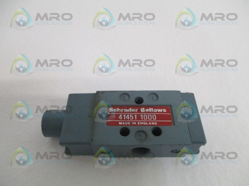 SCHRADER BELLOWS 414511000 3-WAY SPOOL VALVE *NEW NO BOX*
