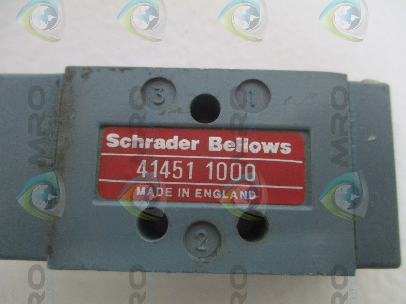 SCHRADER BELLOWS 414511000 3-WAY SPOOL VALVE *NEW NO BOX*