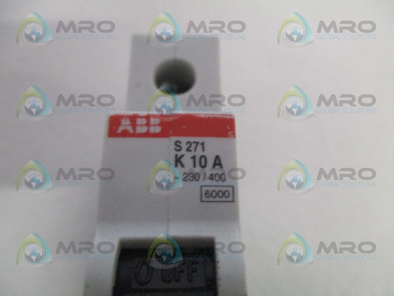 ABB S271-K10 CIRCUIT BREAKER 10A * NEW NO BOX *