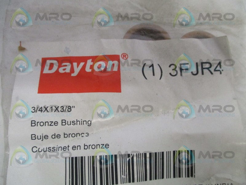 DAYTON 3FJR4 BRONZE BUSHING (PKG. OF 3)  NSMP