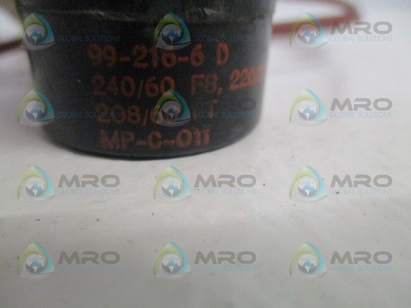 ASCO 99-216-6D MP-C-011 COIL 208/220/240V  UNMP