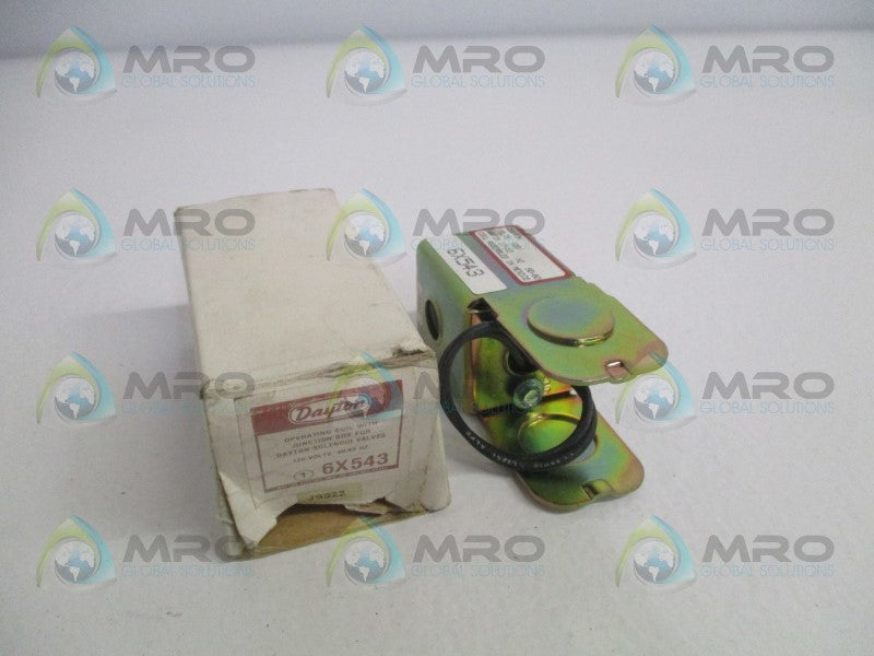 DAYTON 6X543 SOLENOID VALVE COIL 120VAC (AS PICTURED)  NSMP