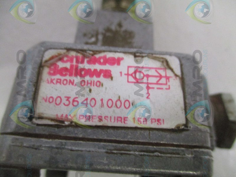 SCHRADER BELLOWS 036401000 UNMP