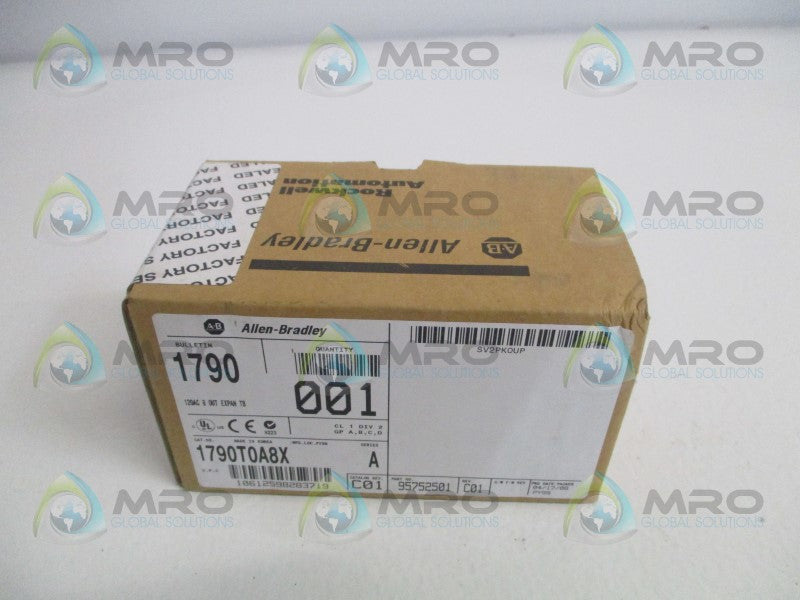 ALLEN BRADLEY CompactBlock LDX 1790-T0A8X SER. A DATE: 2008 * FACTORY SEALED *