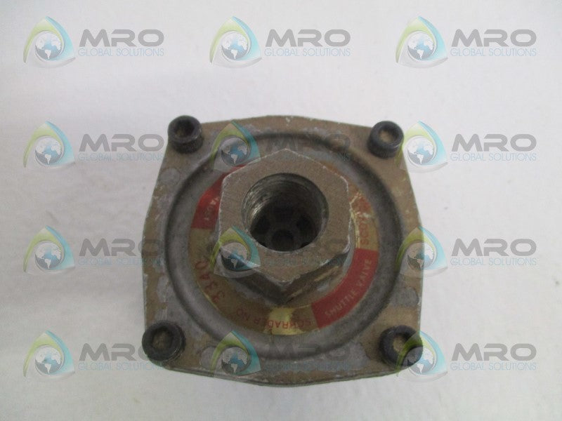 SCHRADER BELLOWS 3340  QUICK EXHAUST VALVE  UNMP