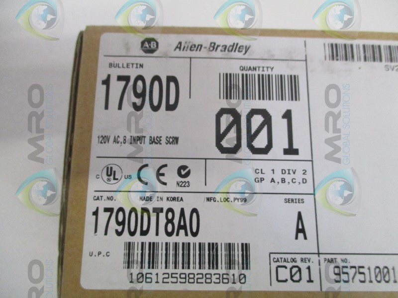 ALLEN BRADLEY LDX 1790D-T8A0 SER. A F/W 1.002 DATE:2006 * FACTORY SEALED *