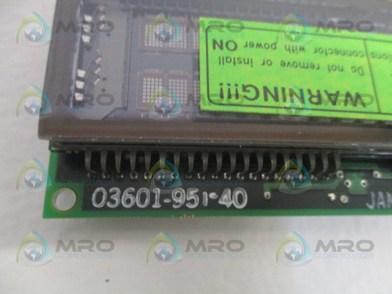 INDUSTRIAL MRO 03601-951-40 OPERATOR PANEL * NEW NO BOX *