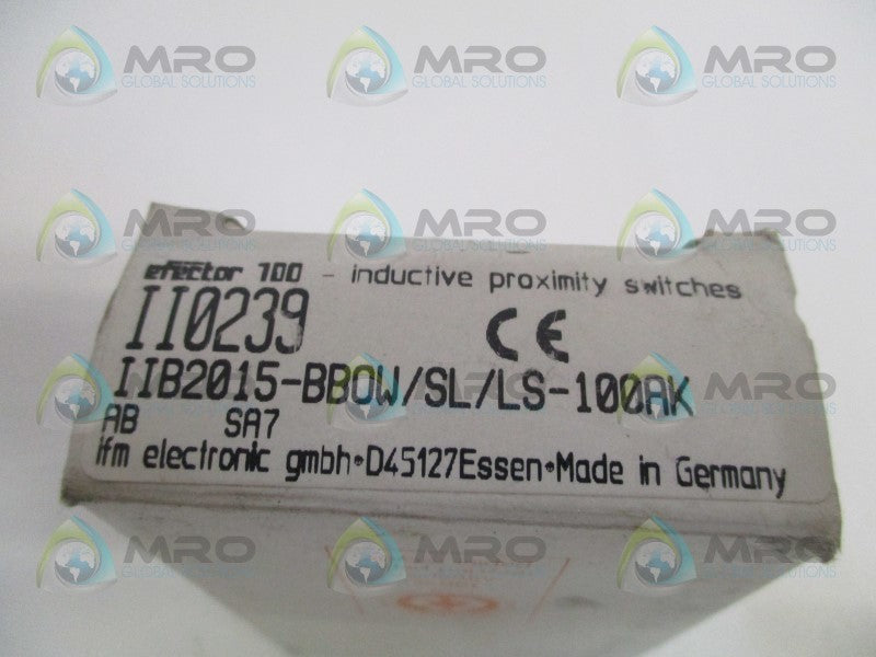 IFM EFECTOR II0239 INDUCTIVE PROXIMITY SWITCH  NSMP