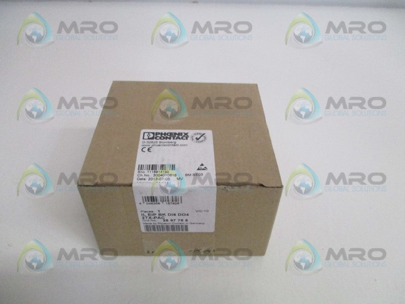 PHOENIX CONTACT ILEIPBKDI8DO42TXPAC BUS ETHERNET COUPLER I/P  NSFS