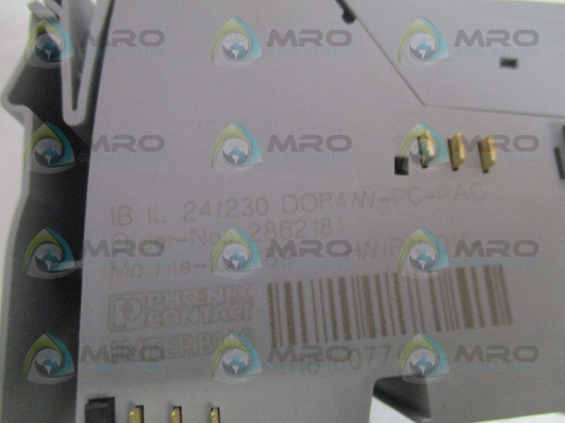 PHOENIX CONTACT IBIL24/230DOR4/W-PC-PAC INLINE TERMINAL INTERBUS  NSMP