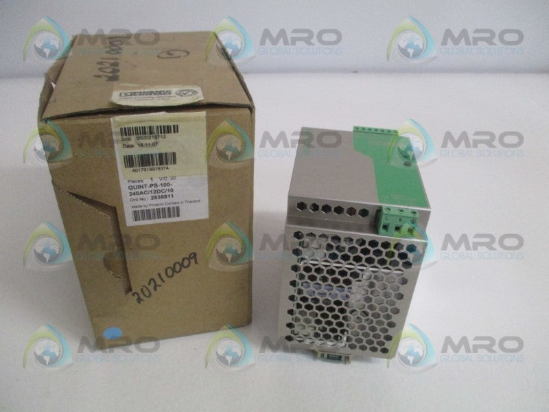 PHOENIX CONTACT QUINT-PS-100-240AC/12DC/10 NSMP