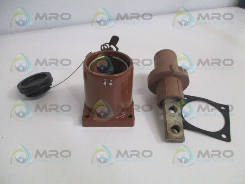 COOPER 3326695-8 BROWN RECEPTACLE SHELL ASSEMBLY  UNMP