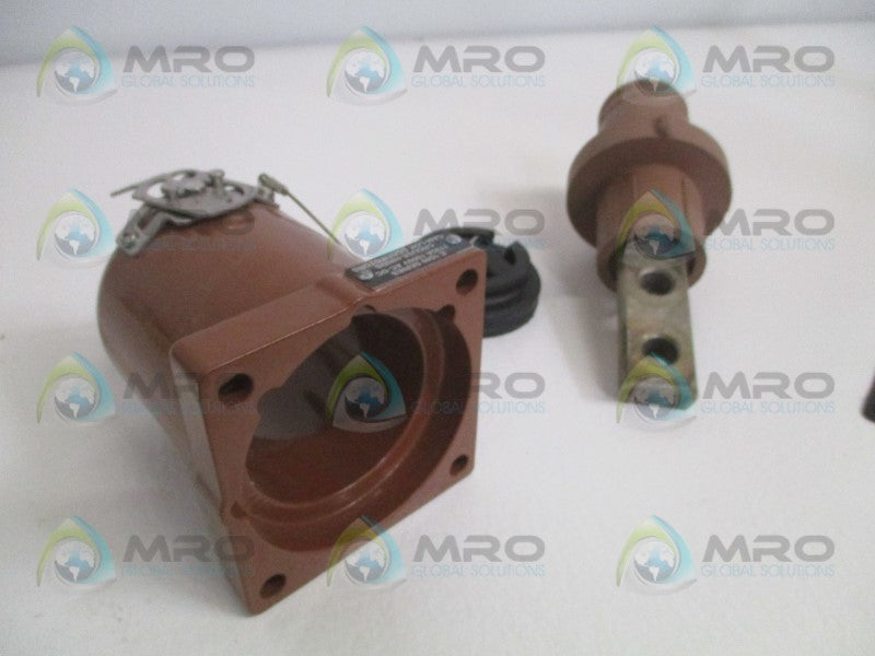 COOPER 3326695-8 BROWN RECEPTACLE SHELL ASSEMBLY  UNMP