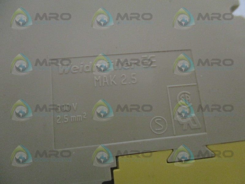 WEIDMULLER MAK2.5 TERMINAL BLOCK  NSNP