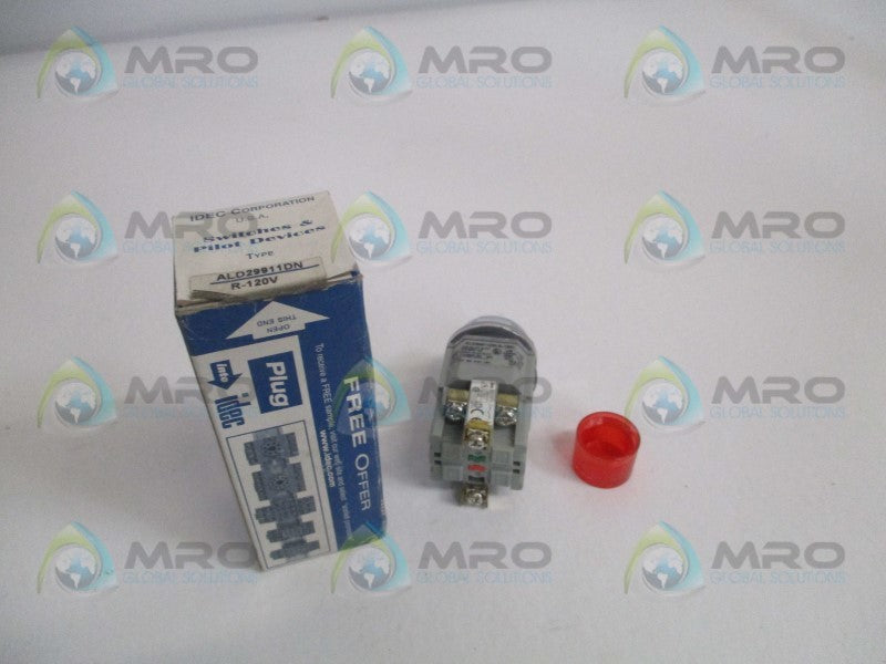 IDEC ALD29911DN-R-120V RED PUSHBUTTON SWITCH  NSMP
