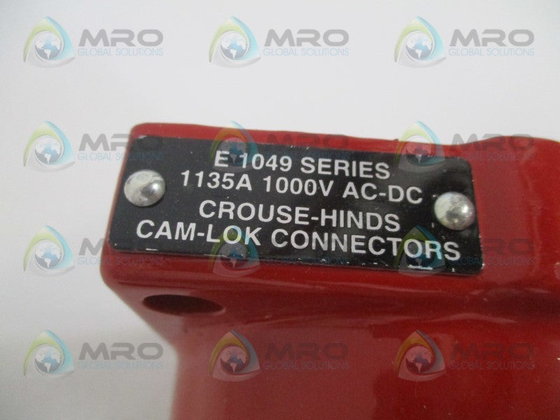 COOPER 3326695-3 RED FEMALE RECEPTACLE SHELL ASSEMBLY  NSMP