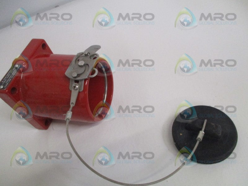 COOPER E1049-1835X-R RED FEMALE RECEPTACLE ASSEMBLY DOUBLE HOLE  NSMP