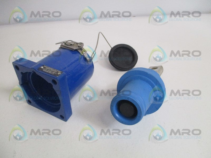 COOPER 3326695-7 BLUE MALE RECEPTACLE SHELL ASSEMBLY  NSMP