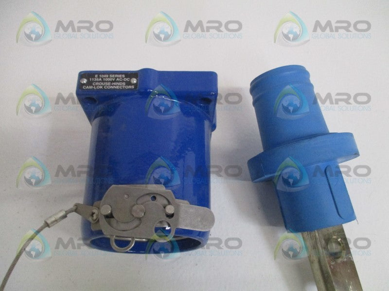 COOPER 3326695-7 BLUE MALE RECEPTACLE SHELL ASSEMBLY  NSMP
