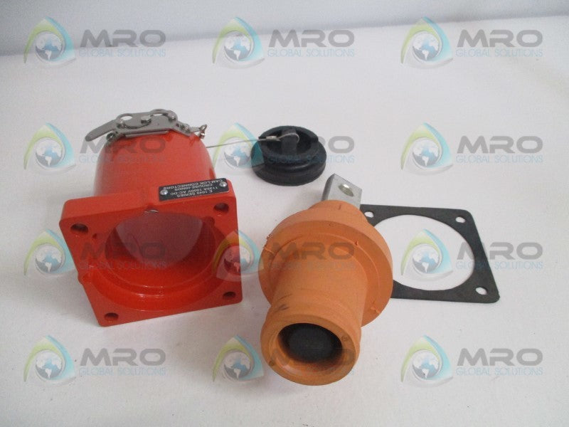 COOPER 3326695-4 ORANGE MALE RECEPTACLE SHELL ASSEMBLY  NSMP
