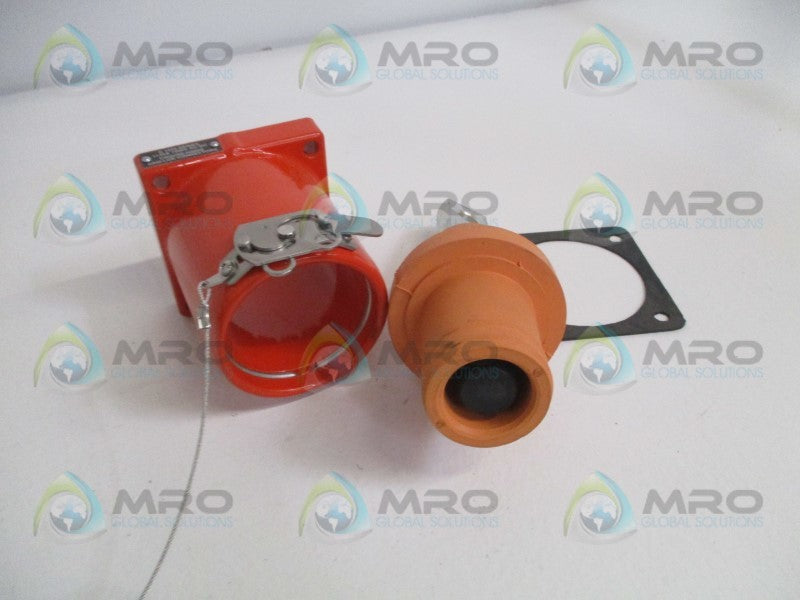 COOPER 3326695-4 ORANGE MALE RECEPTACLE SHELL ASSEMBLY  NSMP