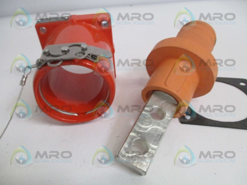 COOPER 3326695-4 ORANGE MALE RECEPTACLE SHELL ASSEMBLY  NSMP