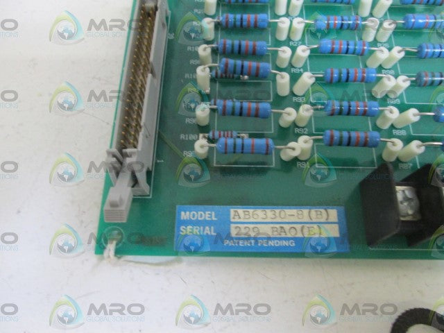 PILLAR INDUSTRIES FEEDBACK BOARD AB6330-8 (B) *USED*