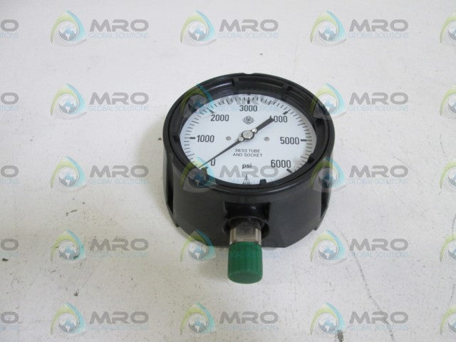 MC DANIEL CONTROLS INC. GAUGE 0-6000 PSI *NEW NO BOX*