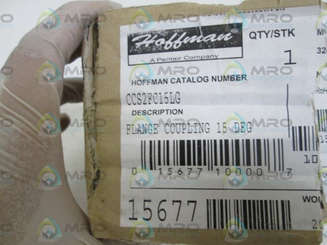 HOFFMAN FLANGE COUPLING 15 DEGREE CCS2FC15LG *NEW IN BOX*