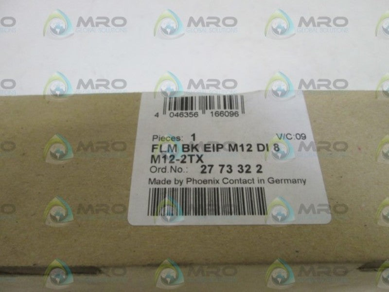 PHOENIX CONTACT BUS COUPLER ETHERNET FLM BK EIP M12 DI 8 M12-2TX *NEW IN BOX*