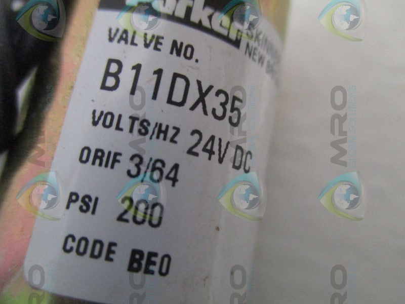 PARKER B11DX35DC2AC2 SOLENOID VALVE  NSNP