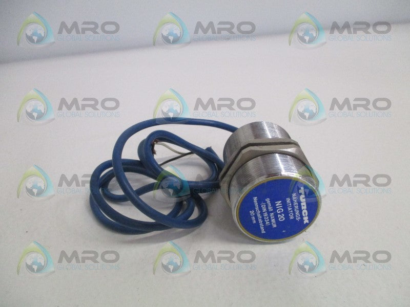 TURCK NIG20 INDITIATOR SENSOR  UNMP