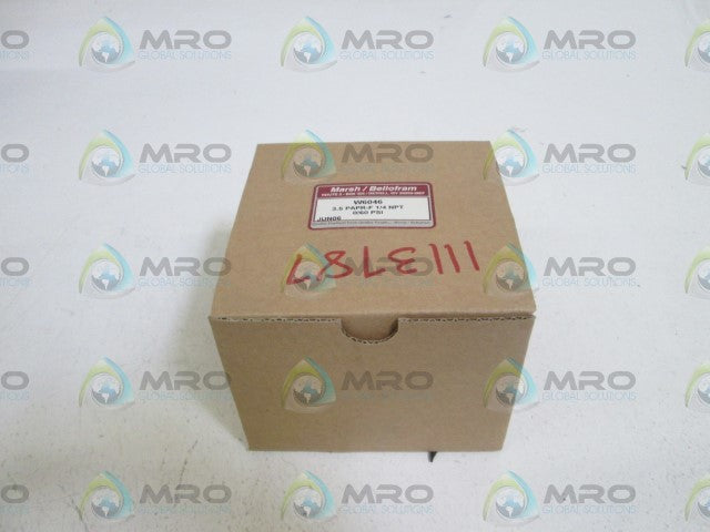 MARSH/BELLOFRAM 3.5" 0/60PSI 1/4" NPT W6046 *NEW IN BOX*