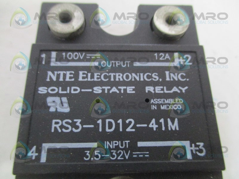NTE ELECTRONICS RS3-1D12-41M SOLID STATE RELAY  NSMP