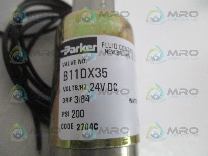 PARKER B11DX35DC2AC2 SOLENOID VALVE  NSMP