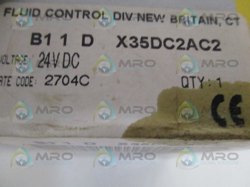 PARKER B11DX35DC2AC2 SOLENOID VALVE  NSMP