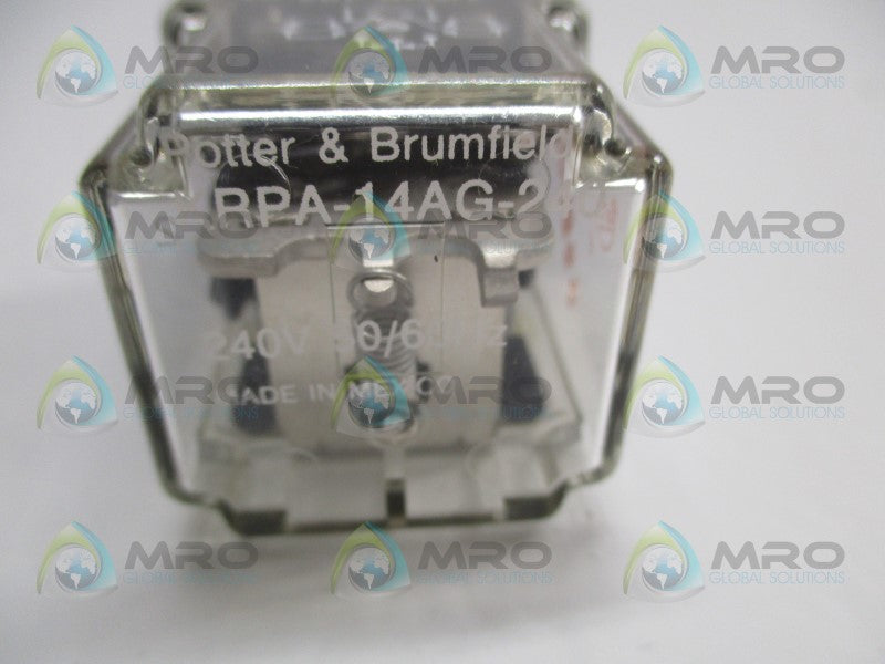 POTTER & BRUMFIELD KRPA-14AG-240 RELAY *NEW IN BOX*