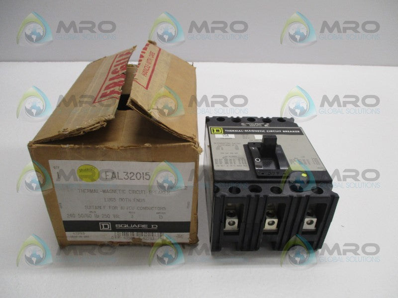 SQUARE D FAL32015 CIRCUIT BREAKER 15A (GRAY)  NSMP