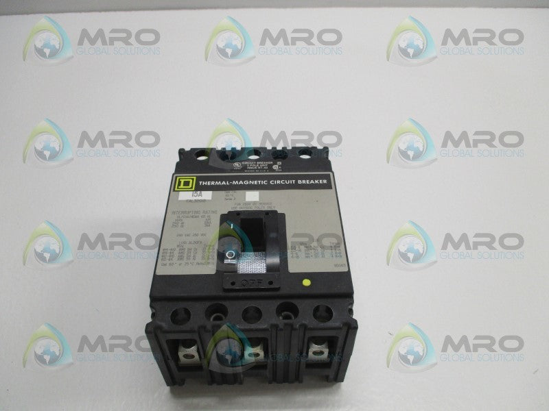 SQUARE D FAL32015 CIRCUIT BREAKER 15A (GRAY)  NSMP