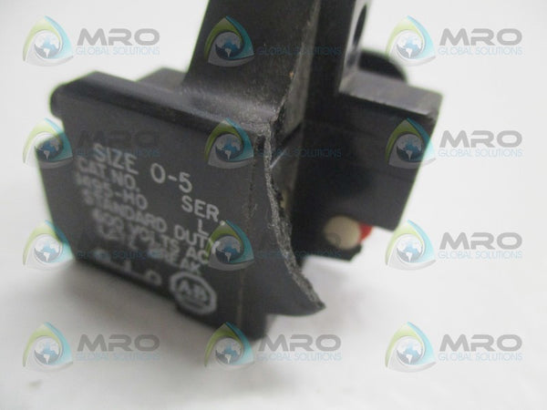 ALLEN BRADLEY 1495-H0 SER. L AUXILIARY CONTACT (AS PICTURED)  UNMP