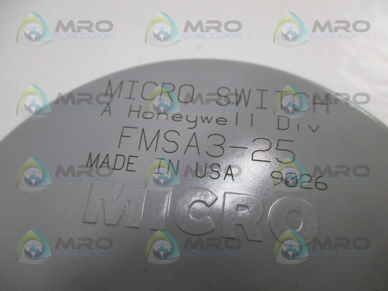 MICRO SWITCH FMSA3-25 PROXIMITY SWITCH  NSMP