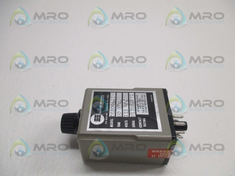 SYRACUSE ELECTRONICS DLR00311 TIME DELAY RELAY 60SEC.  NSMP