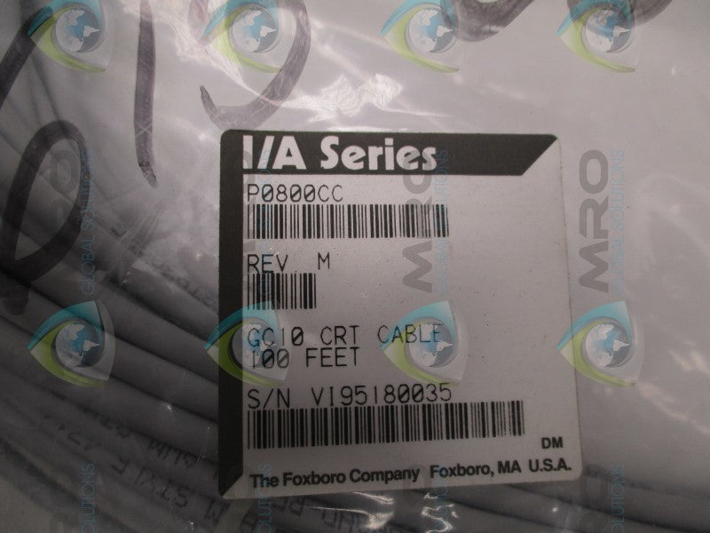 FOXBORO P0800CC CABLE 100FT  NSMP