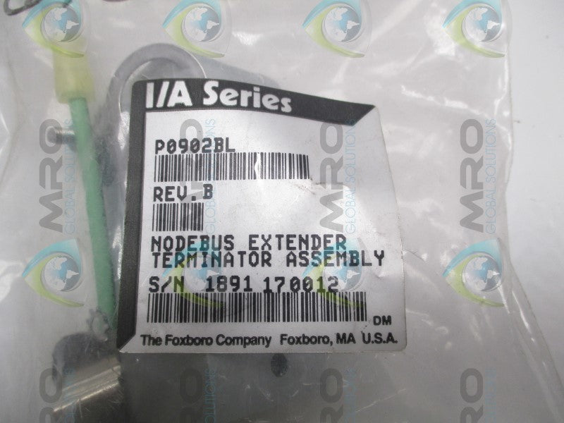 FOXBORO P0902BL NODEBUS EXTENDER TERMINATOR ASSEMBLY  NSMP